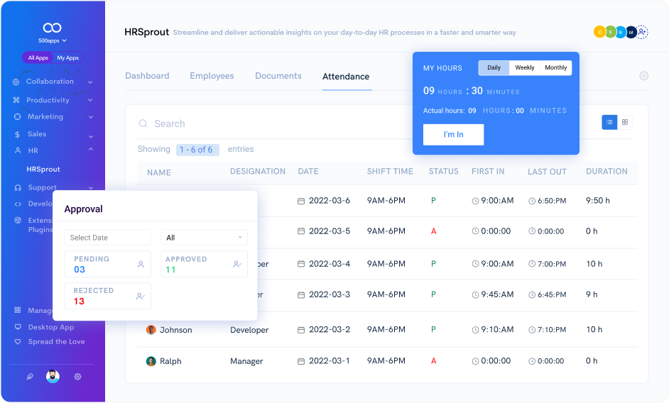 Attendance Tracker Tool leave note